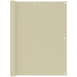 vidaXL balkonski zastor krem 120 x 600 cm od tkanine Oxford Cijene