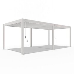 Gardenson Pergola Superior, Biserna Barva, 3,6x7,2m Cene