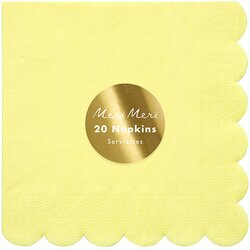 Meri Meri velike papirnate salvete pale yellow (20 komada) Cijene