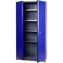 KÜPPER 70297 visoki ormar za alat (Š x V x D) 910 x 1800 x 450 mm plava boja, srebrna Cene