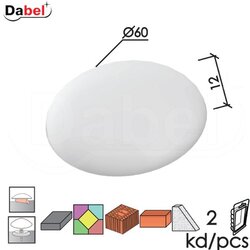 Dabel odbojnik zidni za vrata OD101 Bela fi60/12mm (2kom) DBP1 0105518 Cene