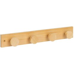 Casa Selección Stenski obešalnik iz masivnega bora v naravni barvi 40 cm Anillos – Cene