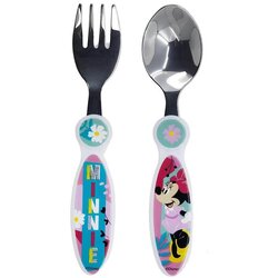 REAL TRADE ITALIA Otroški jedilni pribor Minnie 14,5cm / 2 kos / inox, PVC, (5000199387) Cene