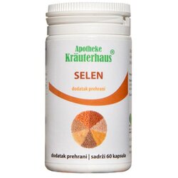 Apotheke Kräuterhaus Selen - 60 kapsula Cene