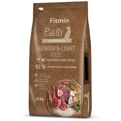 Fitmin Dog Purity Senior & Light Divljač i Jagnjetina sa Pirinčem, hrana za pse 12kg Cene