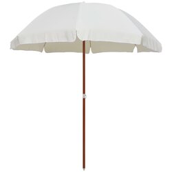 vidaXL Senčnik z jeklenim drogom 240 cm peščen, (20692668) Cene