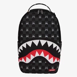 Sprayground gray peeking character check backpack Cene