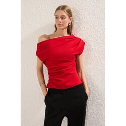 Trendyol Ženska bluza, Crvena Cene