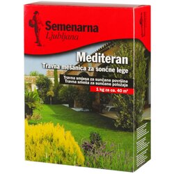 Semenarna Mešanica semen za trato MEDITERAN (1 kg, za ca. 40 m²) Cene