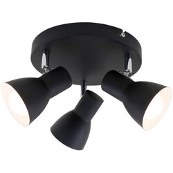 BRILONER 2860-035 - Spot lampa CUP 3xE14/25W/230V crna Cene