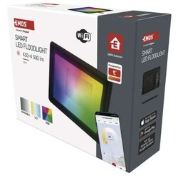 Emos LED reflektor Gosmart 50 W, 4300 lm, RGB+CCT, IP65 Cene