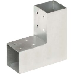 Spojnik za stupove u L-obliku od pocinčanog metala 71 x 71 mm Cene