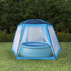 vidaXL Šator za bazen od tkanine 500 x 433 x 250 cm plavi Cijene