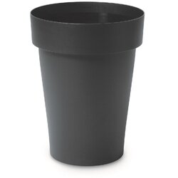 BLUMAX Cvetlični lonec okrogli Melrose z vložkom (40 x 50 cm, 40 l, antracit) Cene