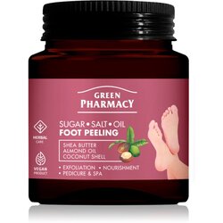 Green Pharmacy Foot Care Regenerating Sugar-Salt Oil Foot Peeling eksfoliacijski piling za noge 300 ml Cene