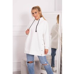 Kesi Insulated sweatshirt with ecru press studs Cijene