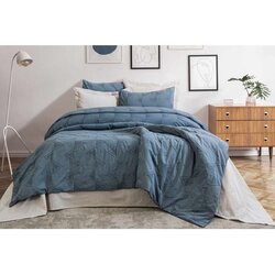 Astrid Indigo Plavi Set Posteljine sa Duvetom Cene