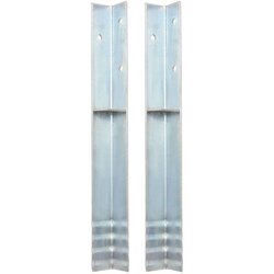 vidaXL Talno sidro L-oblike 2 kosa pocinkano jeklo 5x5x50 cm Cene