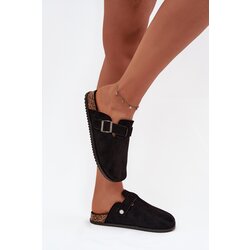 Big Star Women's Clogs On Cork Platform Silver Buckle Big Star Cijene