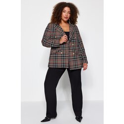 Trendyol Curve Multi Color Plaid Patterned Jacket Cijene