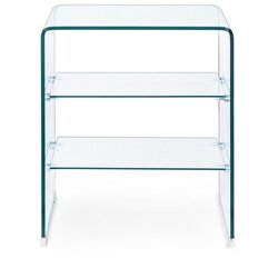 BIZZOTTO Stakleni pomoćni stol 40x50 cm Iride – Cene