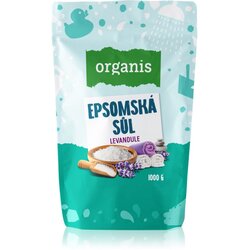 Organis Epsom salt Lavender sol za kupku 1000 g Cene