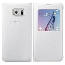 Samsung original S-View EF-CG920PWE preklopna torbica Galaxy S6 G920 bela Cene