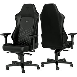 NOBLECHAIRS hero gaming stolica crno-platinum bela Cene