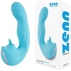 Zenn VIBRATOR Rotating & Licking Pleasure Toy - rotacije, lizanje, G točka, klitoris, dvojni rabbit vibrator Cene