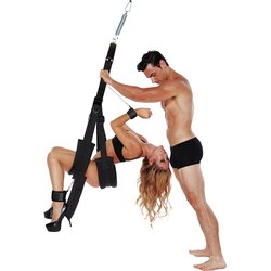 Whipsmart Bondage Pleasure Swing Black Cene