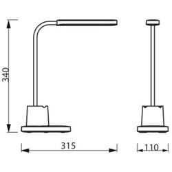 Philips 02929003241107 Stona lampa bucket dsk214 pt 7w 40k w usb ( 20749 ) Cene