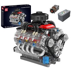 MOULD KING V8 motorni blok set, za starost 14+, CE certificirano, originalna embalaža, (5000219903) Cene