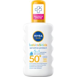 Nivea SUN Babies & Kids Sensitive Protect sprej za sunčanje SPF 50+, 200 ml Cene