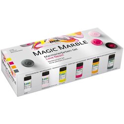 Kreul Set boja za mramorni efekat Kreul Magic Marble Love Neon 6x20ml (boje za) Cene