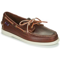 Sebago Mokasini & Jadralni čevlji DOCKSIDES PORTLAND WAXED Kostanjeva Cene