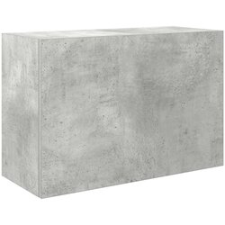Maison Chic Kopalniška stenska omarica - Kopalniške omarica betonsko siv 60x25x40 cm inž. les iu627, (22064001) Cene