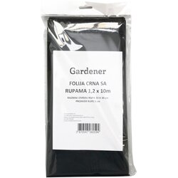 Gardener GREEN GARDEN FOLIJA CRNA SA RUPAMA 10M Cene