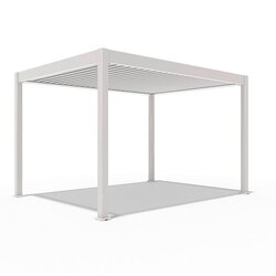 Gardenson Pergola E-superior, Biserna Barva, Osvetlitev, 3x4m Cene