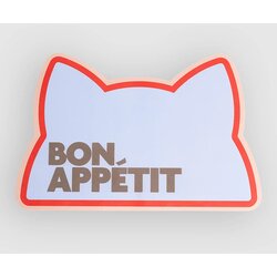 Helio Ferretti Bon Appetit Absorbent Mat For Cat Bowl Floor multicolored Cene
