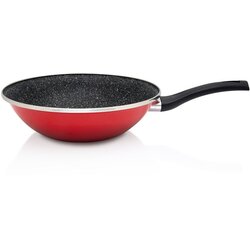 Metalac Tava WOK GRANIT INDUCTION 28cm/3,5lit, Crvena Cene