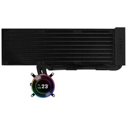 Lian Li Komplet za tekočinsko hlajenje AIO Liquid Cooler HydroShift II LCD-C 360 Fanless, črn Cene