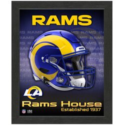 The Highland Mint Los Angeles Rams Team Helmet Frame fotografija u okviru Cene