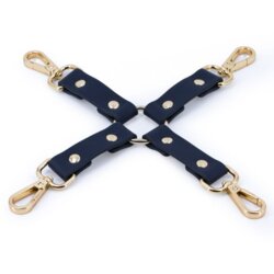 New Sensations Novelties Hogtie Bondage Couture Blue Cene