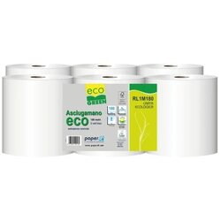 Paperblu papirni ubrus reciklirani papir 180m 2sl (6 rolni) ( RL1M180 ) Cene