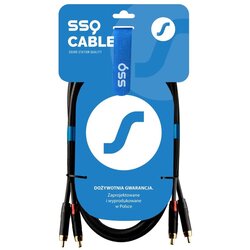SOUND STATION QUALITY (SSQ) SSQ RCARCA2 SS-1432 Cable 2x RCA - 2x RCA 2 m Black Cene