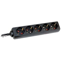 Commel produžni kabl sa 5 utičnica 16A 3500W crni 1,4m H05VV-F 3G1 C232-521 Cene