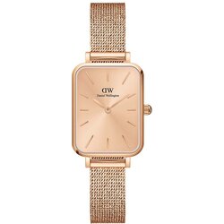 Daniel Wellington Ura Quadro 20x26 ženska, roza barva Cene