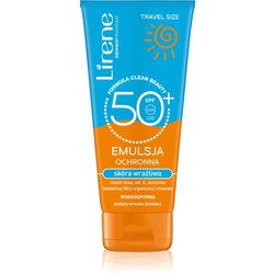 Lirene Sun umirujuća zaštitna emulzija za osjetljivu kožu lica SPF 50+ 90 ml Cijene