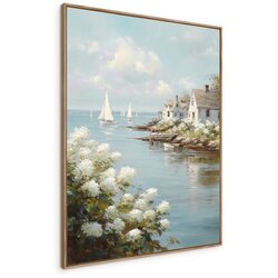 Styler Tiskana slika z okvirjem 60x80 cm Quiet Bay – Cene