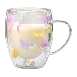 Flower 4 šolja dupli zid – 350ml Cene